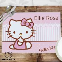 Personalised Hello Kitty Bow Laminated Placemat Extra Image 1 Preview